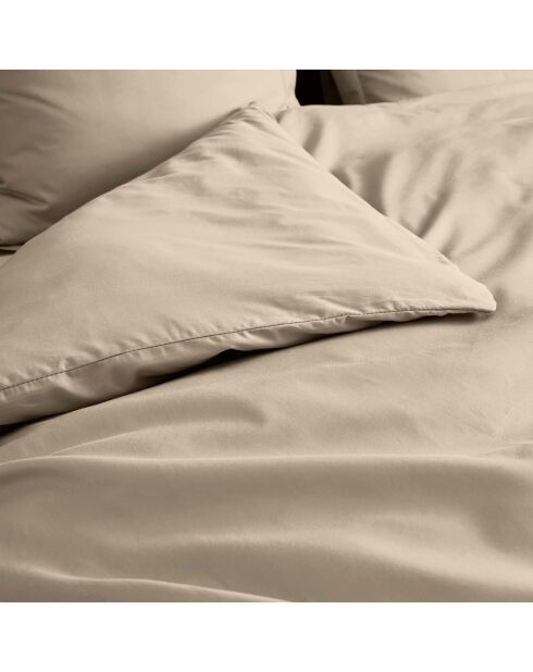 Housse de couette 100% Percale de coton Percaline sable