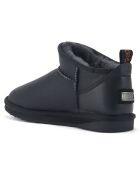 Boots fourrées en Cuir Angel noires