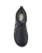 Boots fourrées en Cuir Angel noires