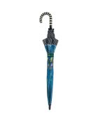 Parapluie long automatique bordures à rayures Envole-toi avec moi multicolore