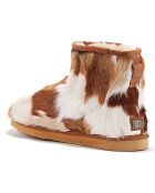 Boots fourrées Héritage marron/blanc