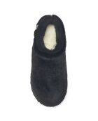 Chaussons fourrés plateforme Outback noirs