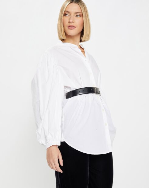 Weißes Pawel Baumwollhemd