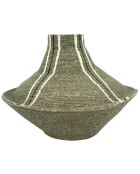 Vase en Jonc de Mer fait main Oulad vert - 36x31 cm