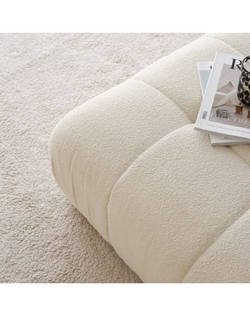 Pouf Soli écru - 89x43x89 cm