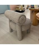 Fauteuil Enfant Dino noir/blanc - 39x58x39 cm