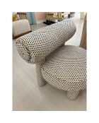 Fauteuil Enfant Dino noir/blanc - 39x58x39 cm