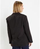 Veste blazer cintrée Paul noire