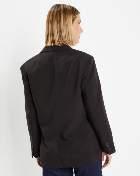 Veste blazer cintrée Paul noire