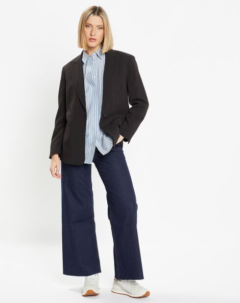 Veste blazer cintrée Paul noire