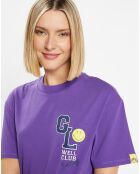 T-Shirt en Coton bio Smiley violet