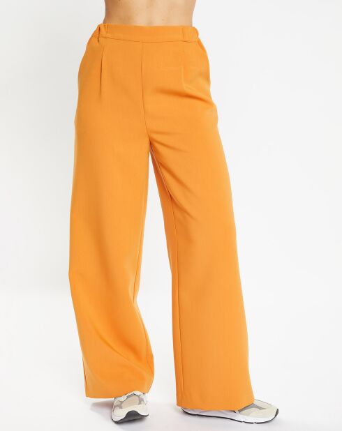 Pantalon large Pierrot Pol orange