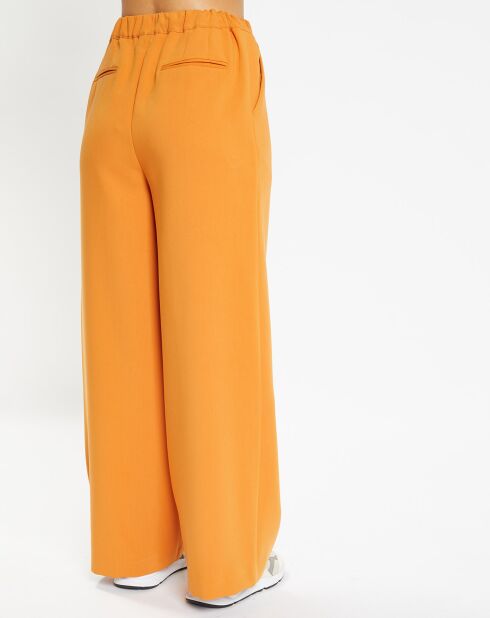 Pantalon large Pierrot Pol orange