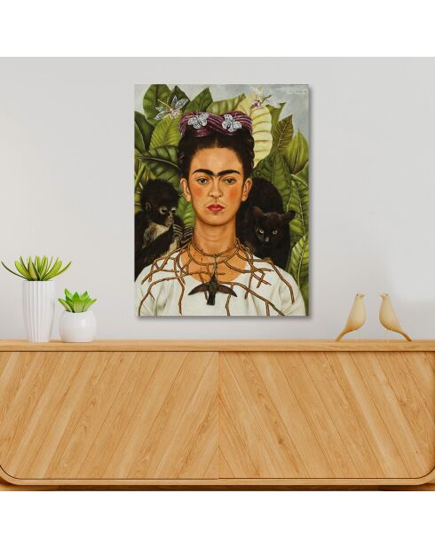 Peinture sur toile Frida Kahla  multicolores - 30x40 cm