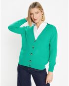 Gilet 100% Laine certifiée RWS Bess vert