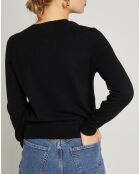 Cardigan 100% Cachemire Sonia noir