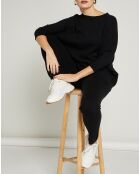 Jersey Stella negro 100% cachemir