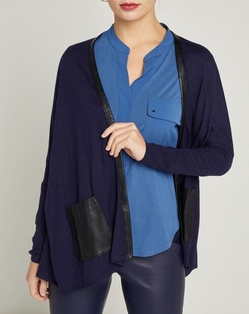 Gilet Nelly encre