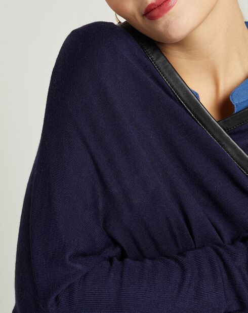 Gilet Nelly encre