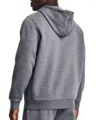 Sweat à Capuche Essentieal Fleece Fz gris