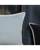 Housse de coussin velours Ella vert céladon
