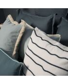 Housse de coussin velours Ella vert céladon