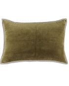 Housse de coussin velours Ella coriandre