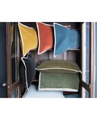 Housse de coussin velours Ella coriandre