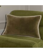 Housse de coussin velours Ella coriandre