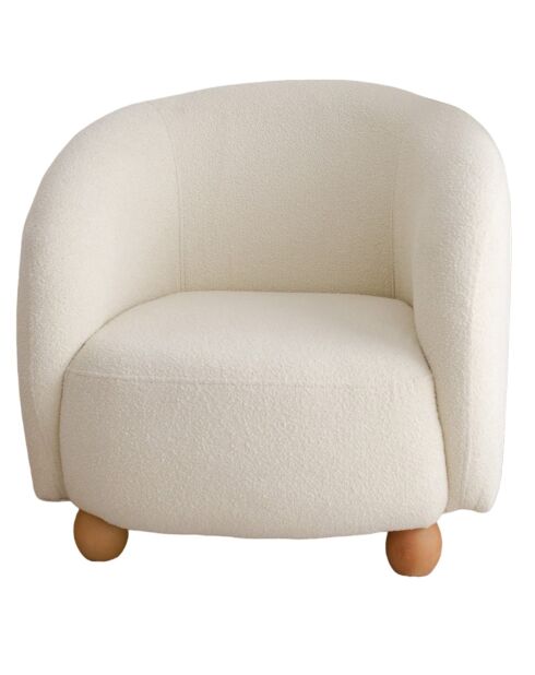 Fauteuil Slon blanc - 82x77x80 cm
