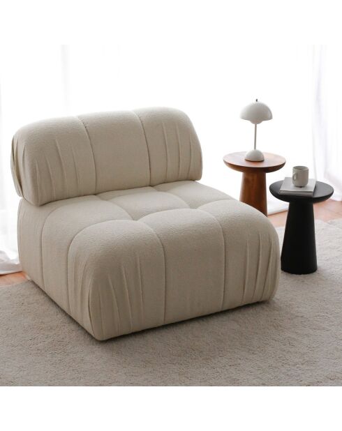 Fauteuil Soli blanc - 89x74x89 cm
