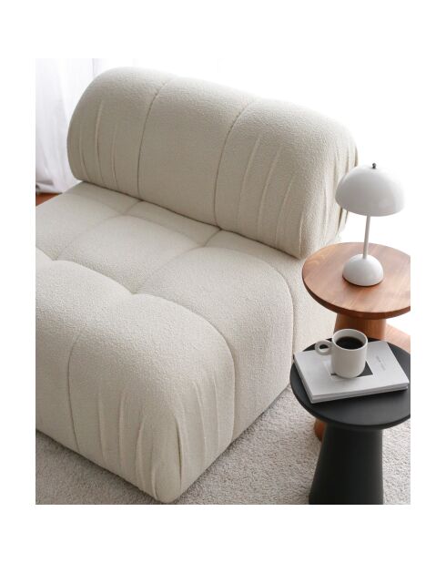 Fauteuil Soli blanc - 89x74x89 cm