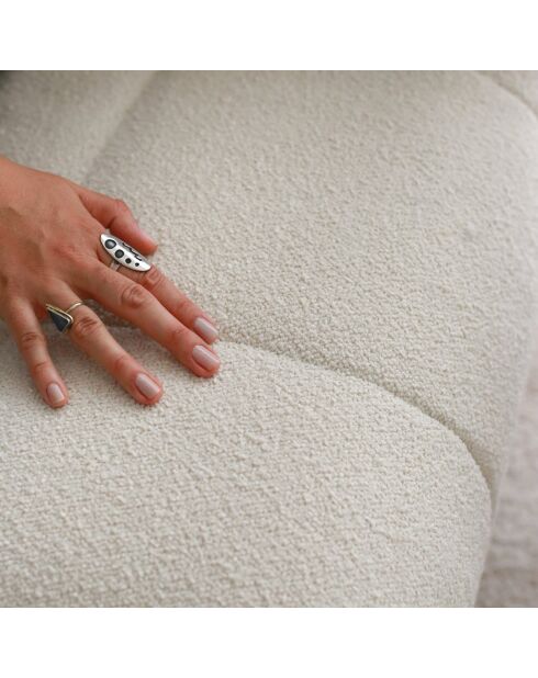 Fauteuil Soli blanc - 89x74x89 cm