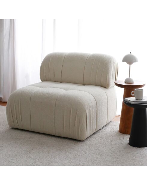 Fauteuil Soli blanc - 89x74x89 cm