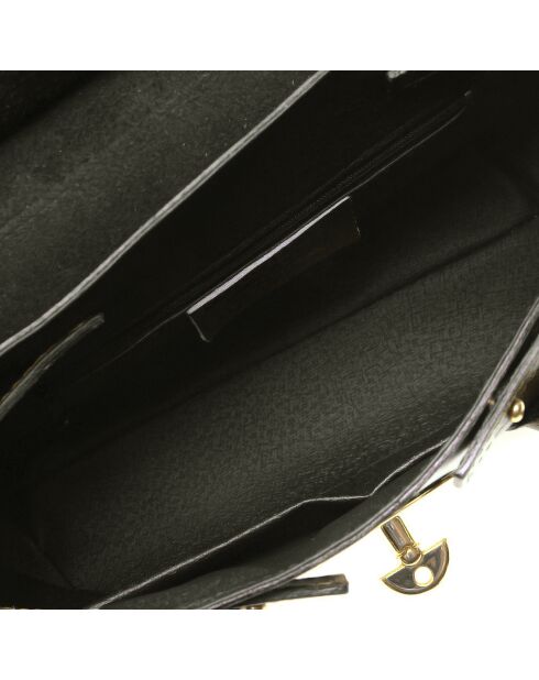 Sac à main en Cuir vert kaki - 23x24x7.5 cm