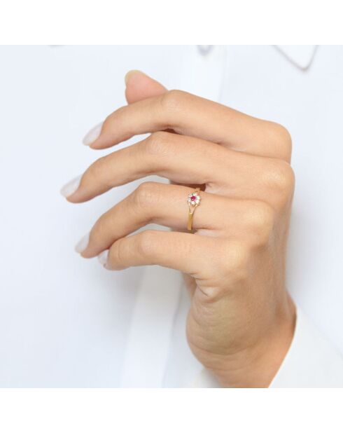 Ring aus Naturgelbgold
