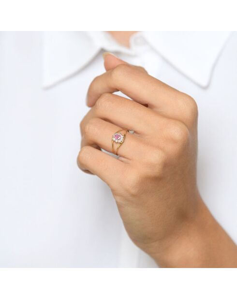 Red Queen geelgouden ring