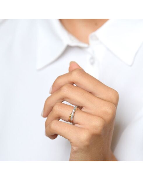 Bague Emma Zirconium or jaune