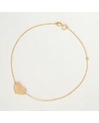 Bracelet Claire or jaune