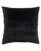 Coussin brodé Rosalie mirabelle - 45x45 cm