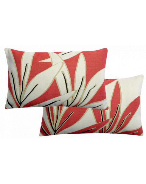 Coussin outdoor Suzy litchi - 40x65 cm