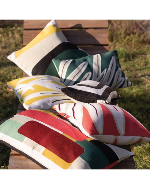 Coussin outdoor Suzy litchi - 40x65 cm