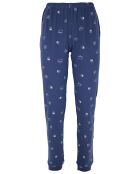 Pyjama à manches longues & pantalon bleus