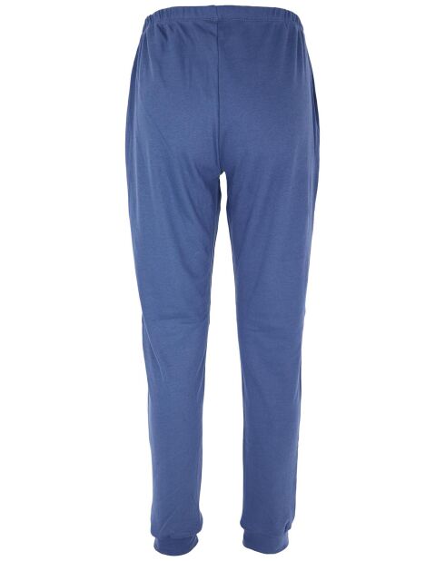 Pyjama à manches longues & pantalon gris/bleu