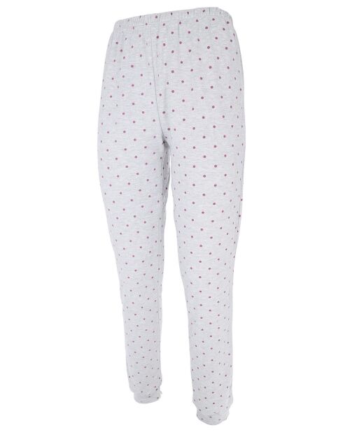 Pyjama à manches longues & pantalon gris