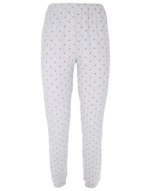 Pyjama à manches longues & pantalon gris