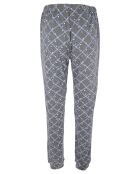 Pyjama à manches longues & pantalon bleu clair/gris