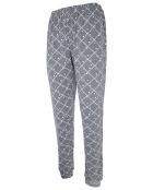 Pyjama à manches longues & pantalon bleu clair/gris