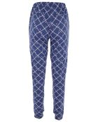 Pyjama à manches longues & pantalon lilas/bleu