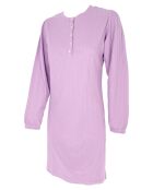 Chemise de nuit à manches longues lilas